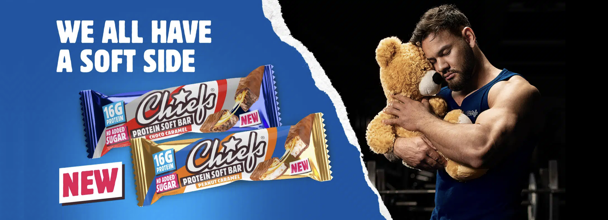 baner chiefs SOFT protein tyčinky